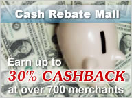 Cash Rebate Mall - Earn up to 30% Cashback at over 700 merchants