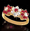 Faberge Three Wishes Imperial Jeweled Ring
