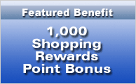 !,000 Shopping Rewards Points Bonus