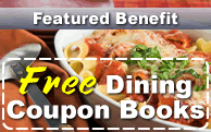 free dining coupon books