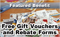 Free Gift Vouchers and Rebate Forms